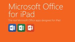Office for iPad, Word, Excel, and PowerPoint